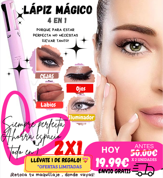 LÁPIZ MÁGICO 4 EN 1 ORIGINAL - OFERTA 2x1