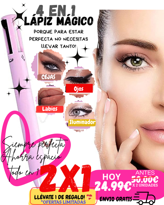 LÁPIZ MÁGICO 4 EN 1- OFERTA 2x1